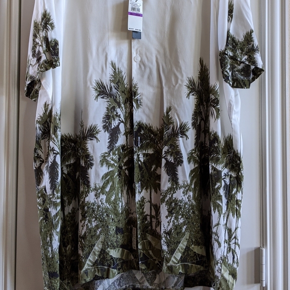 Perry Ellis Men's Casual Dress Shirt 2XLT - Picture 2 of 7